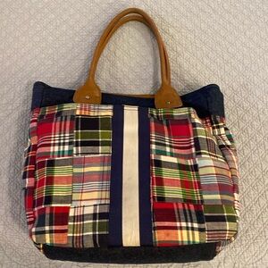 Vintage G.H.Bass Heritage Collection Madras Plaid handbag